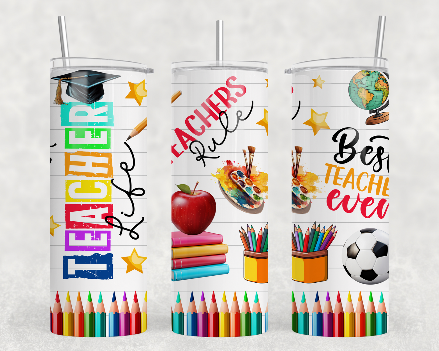 Teacher Life Tumbler Wrap