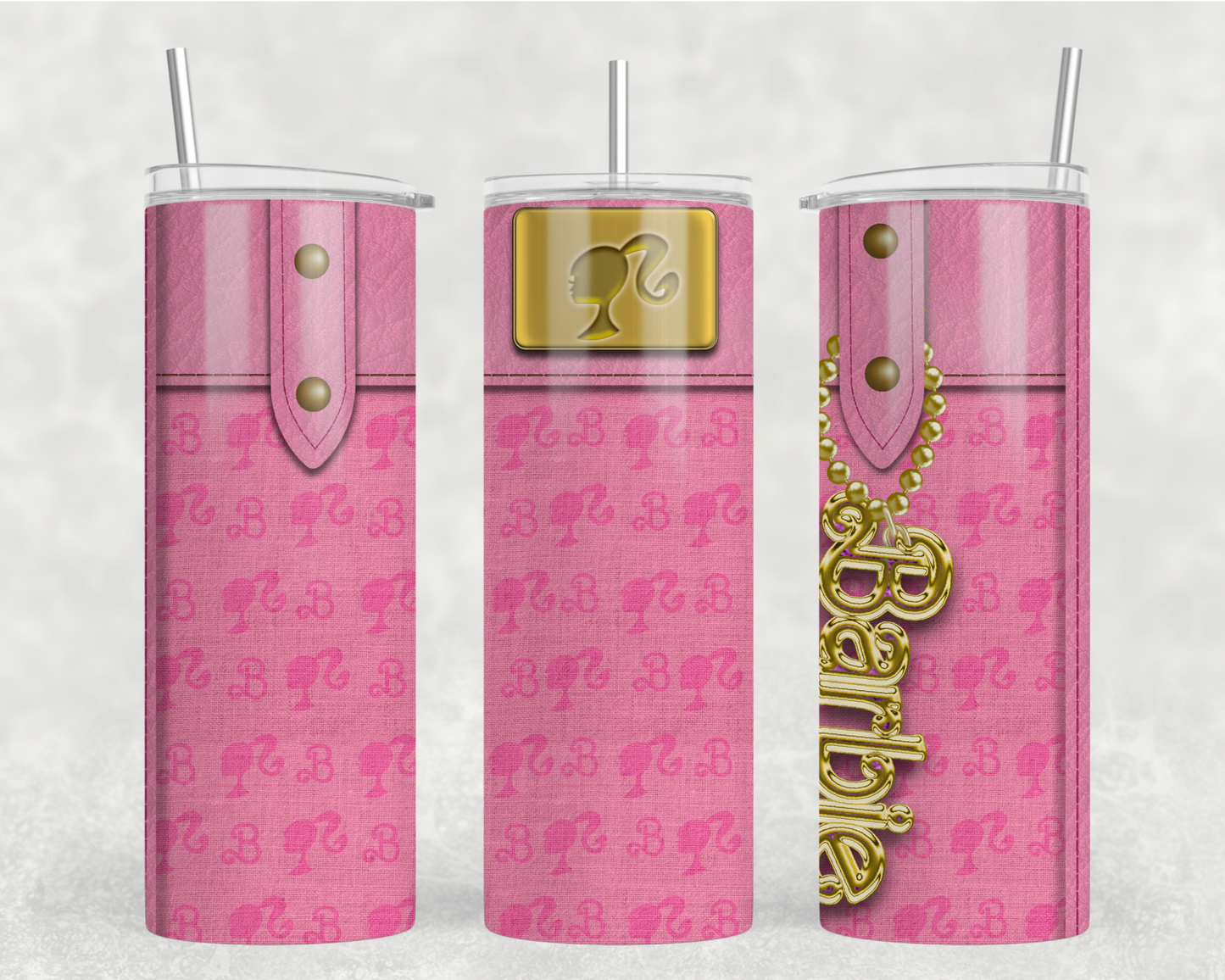 Barbie Purse Tumbler Wrap