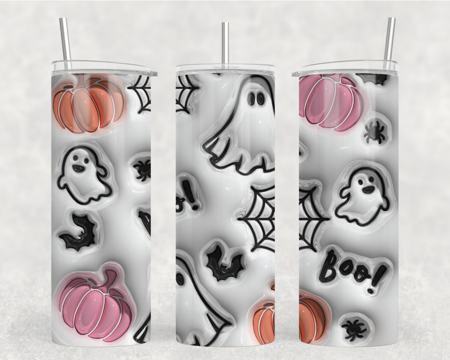 SUB - Ghosts & Pumpkins Tumbler Wrap