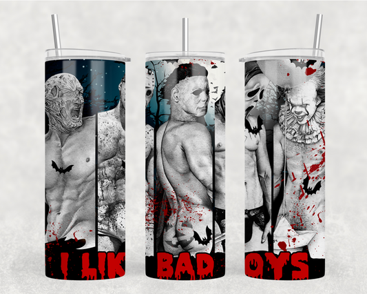 I Like Bad Boys Tumbler Wrap