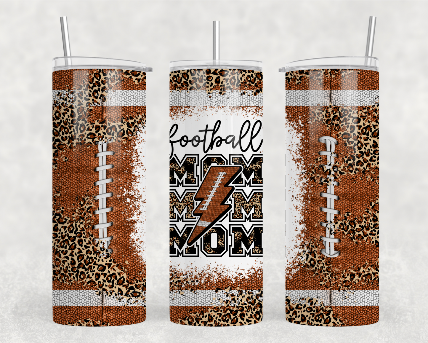 Football Mom Tumbler Wrap