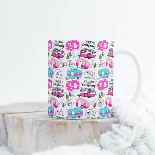 I’d Rather Be Camping Mug Wrap