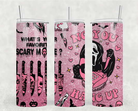 Ghost Face Tumbler Wrap