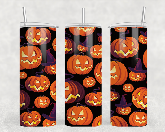 Witchy Pumpkins Tumbler Wrap