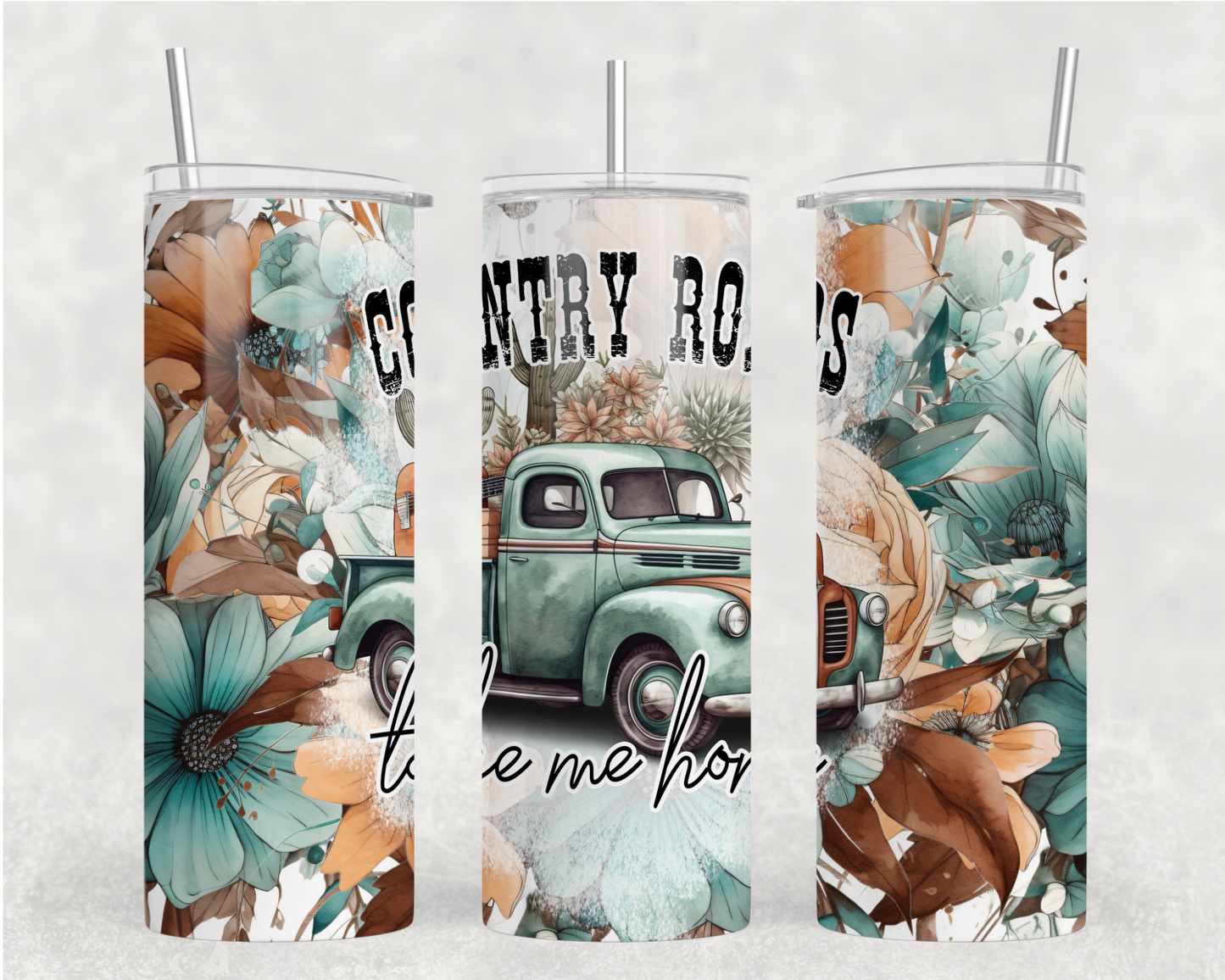 Country Roads Tumbler Wrap