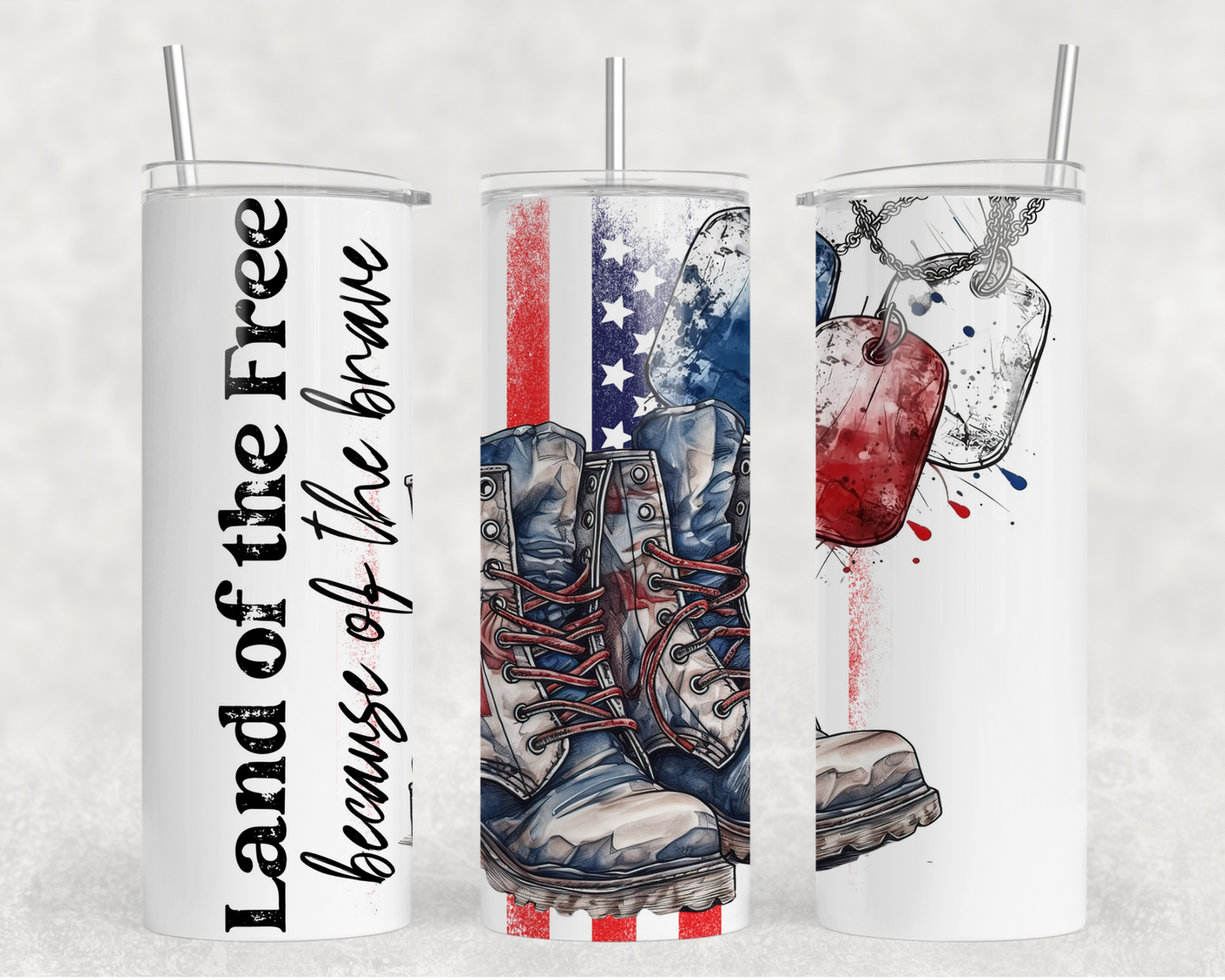 TW - Home Of The Free Tumbler Wrap