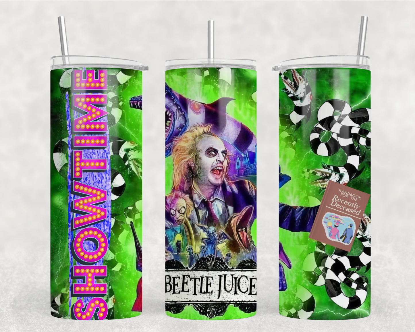 Beetle Juice Tumbler Wrap