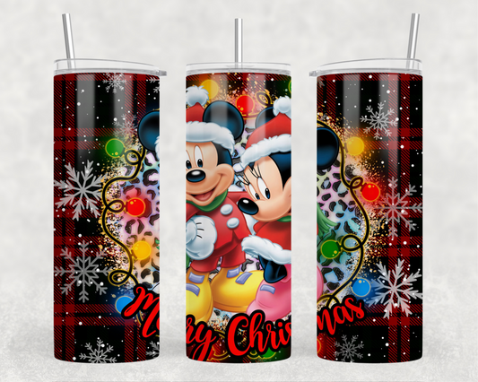 Mouse Merry Christmas Tumbler Wrap