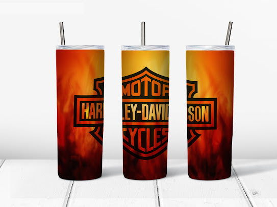 HD Flames Tumbler Wrap