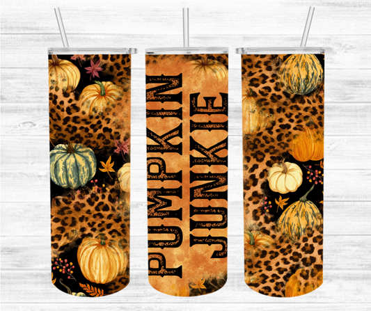 Pumpkin Junkie Tumbler Wrap