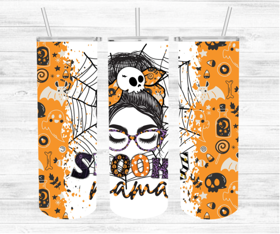 Spooky Mama Tumbler Wrap