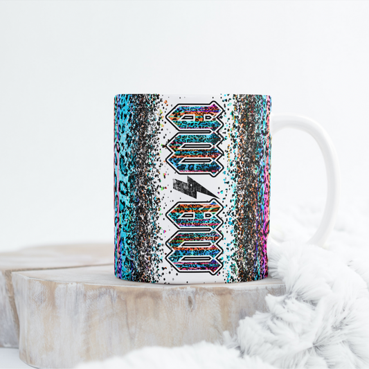 Neon Mama Mug Wrap