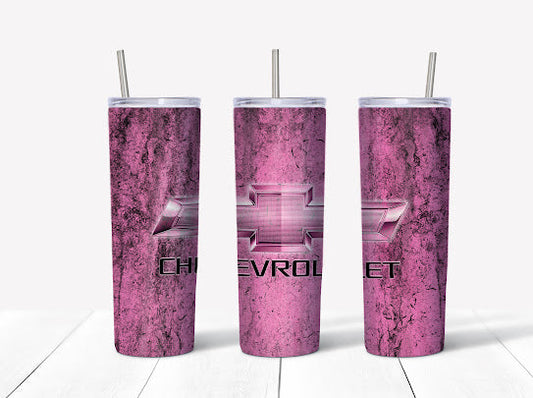 Pink Bow Tie Tumbler Wrap