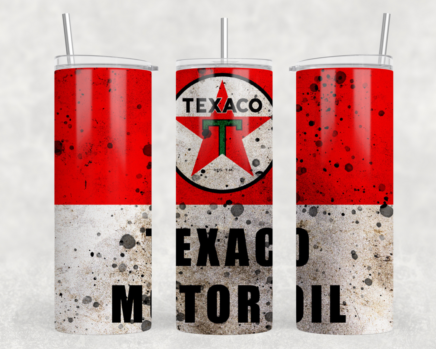 Texaco Motor Oil Tumbler Wrap