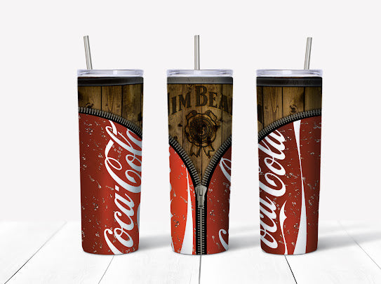 Coke & Jim Beam Tumbler Wrap