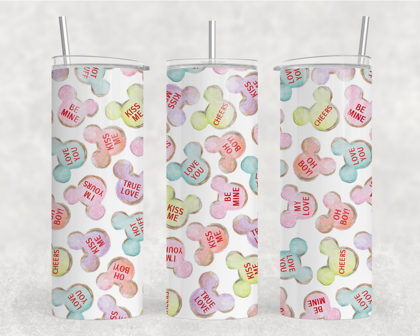 Mouse Hearts Tumbler Wrap