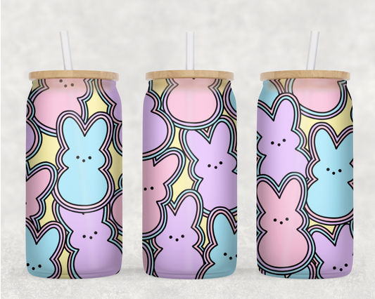 Peeps Glass Can Wrap