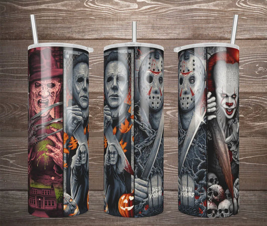 Horror Guys Tumbler Wrap