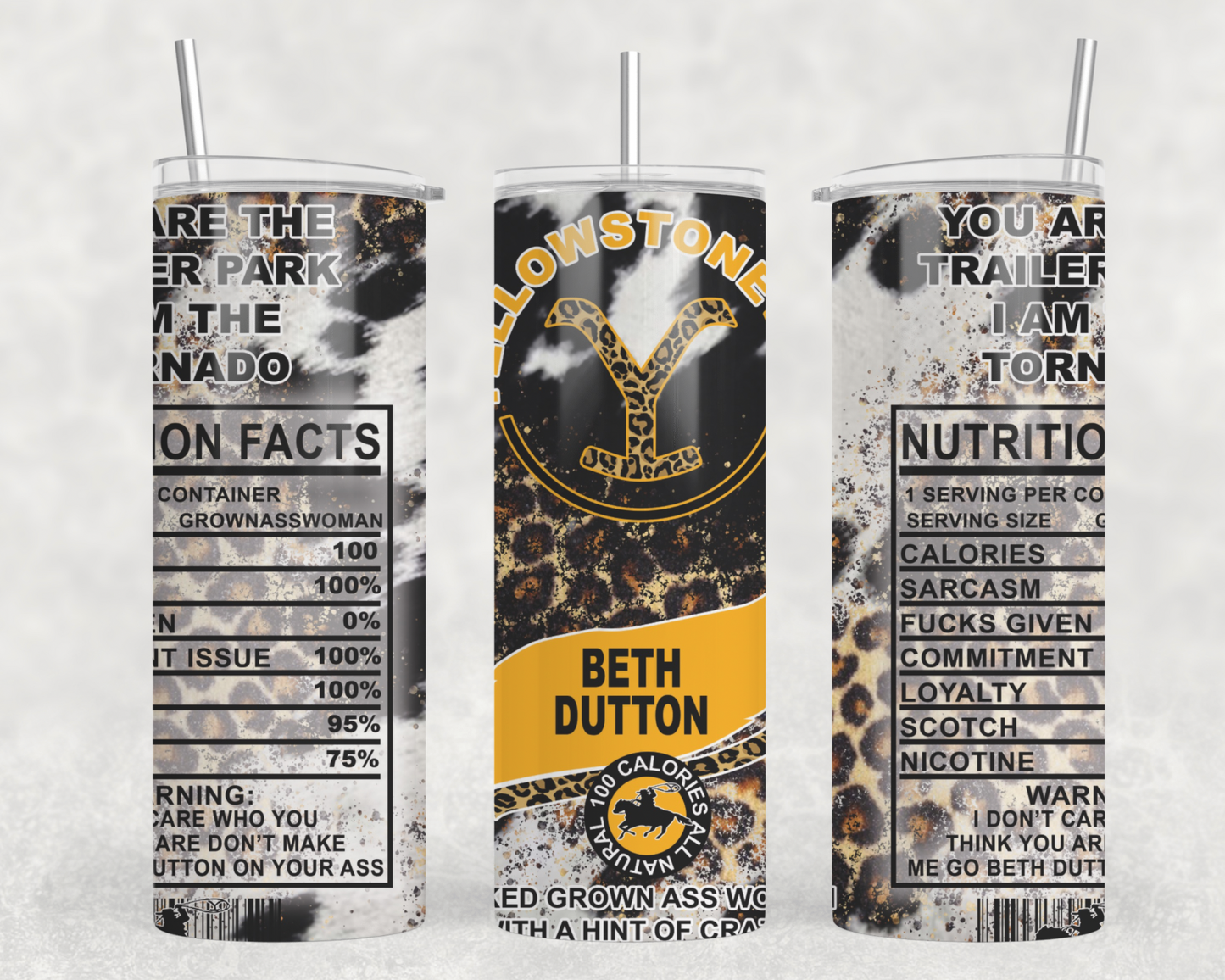 Beth Dutton Tumbler Wrap