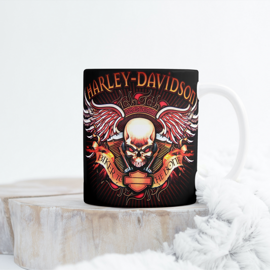 HD Biker To The Bone Mug Wrap