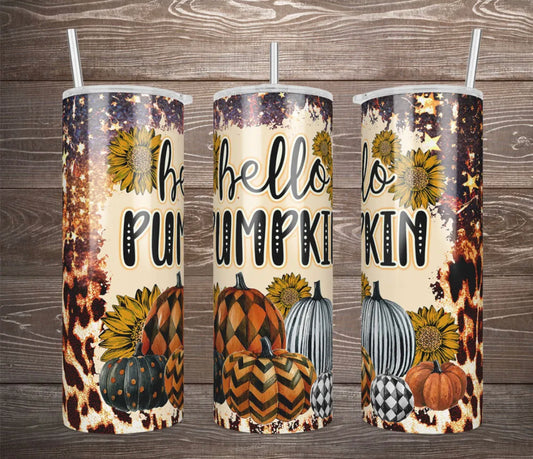 Hello Pumpkin Tumbler Wrap