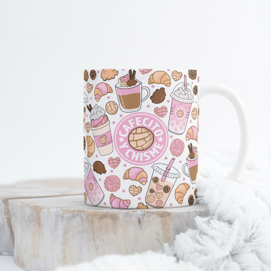 Cafecito Y Chisme Mug Wrap