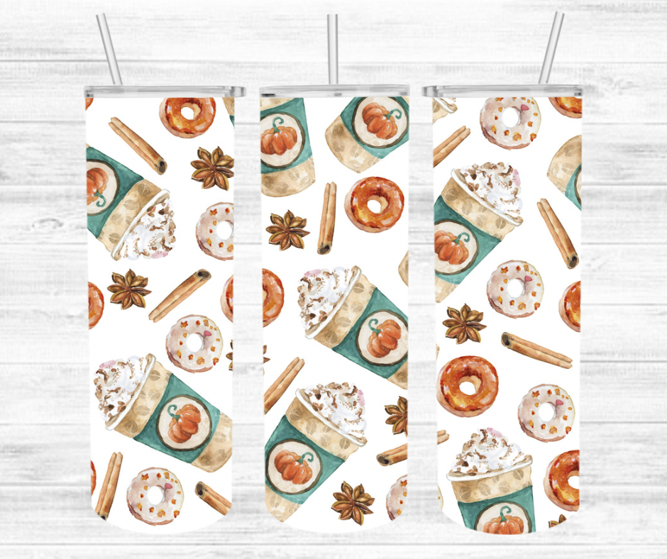 Pumpkin Spice Tumbler Wrap