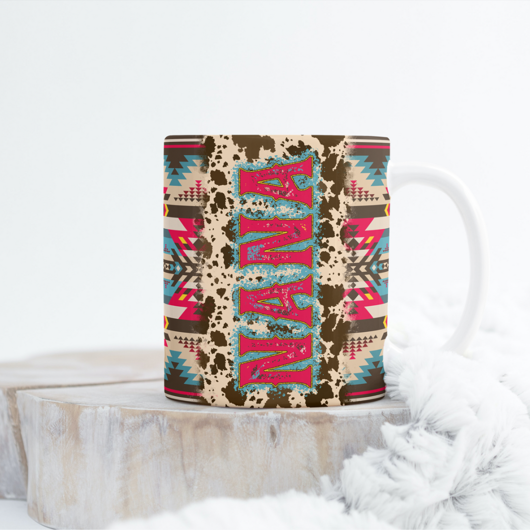 Western Nana Mug Wrap