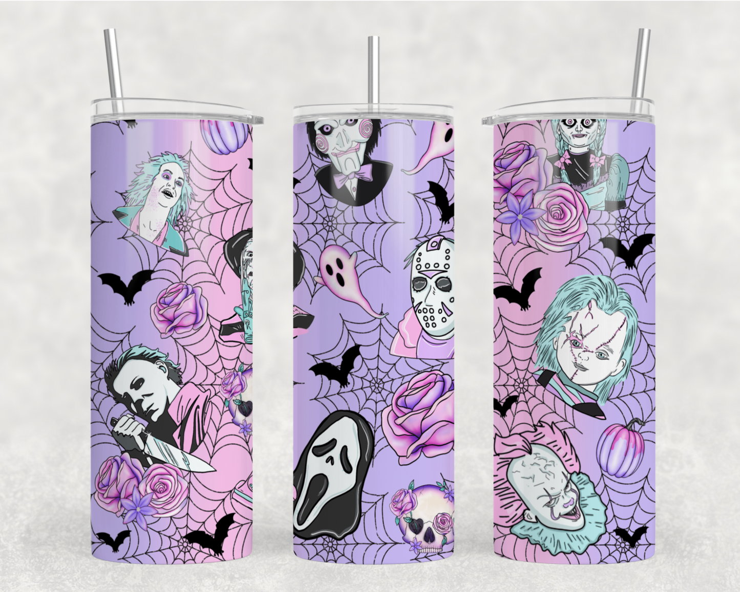 Pastel Horror Tumbler Wrap