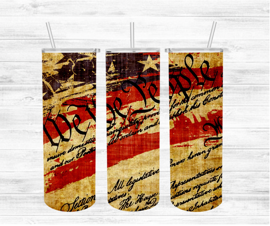 TW - We The People Tumbler Wrap