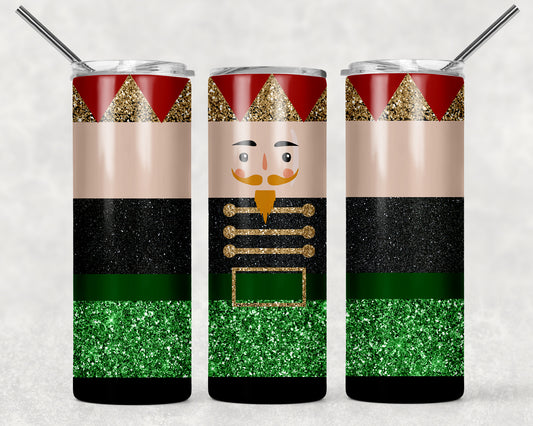 Green Nut Cracker Tumbler Wrap