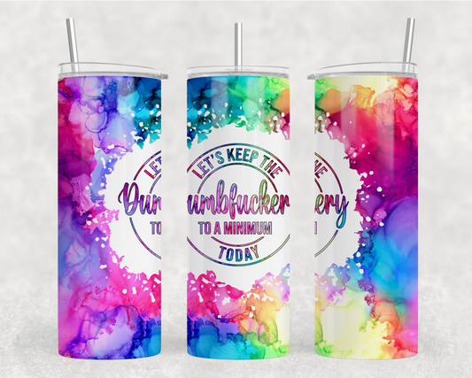 Rainbow Dumbfu*kery Tumbler Wrap