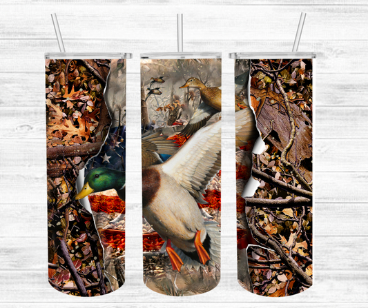 Duck Hunting Tumbler Wrap