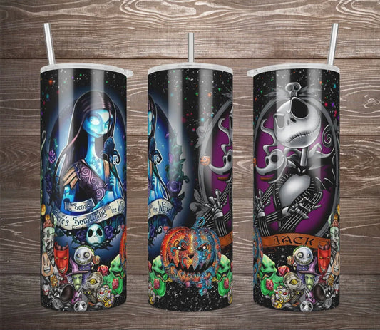 Jack & Sally Tumbler Wrap