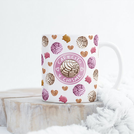 Cafecito Y Chisme Mug Wrap