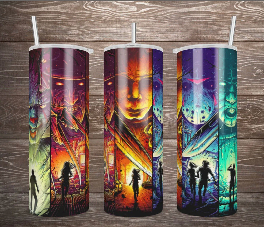 Horror Movies - Tumbler Wrap