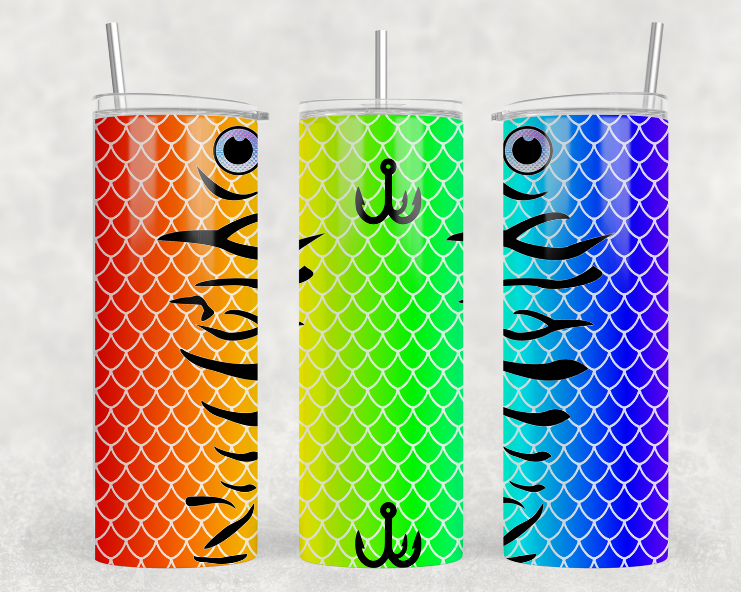 Fishing Lure Tumbler Wrap