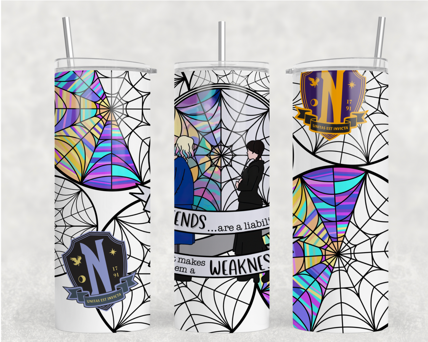 Wednesday & Enid Tumbler Wrap