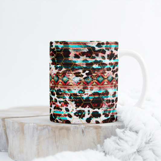 Aztec Cow Mug Wrap
