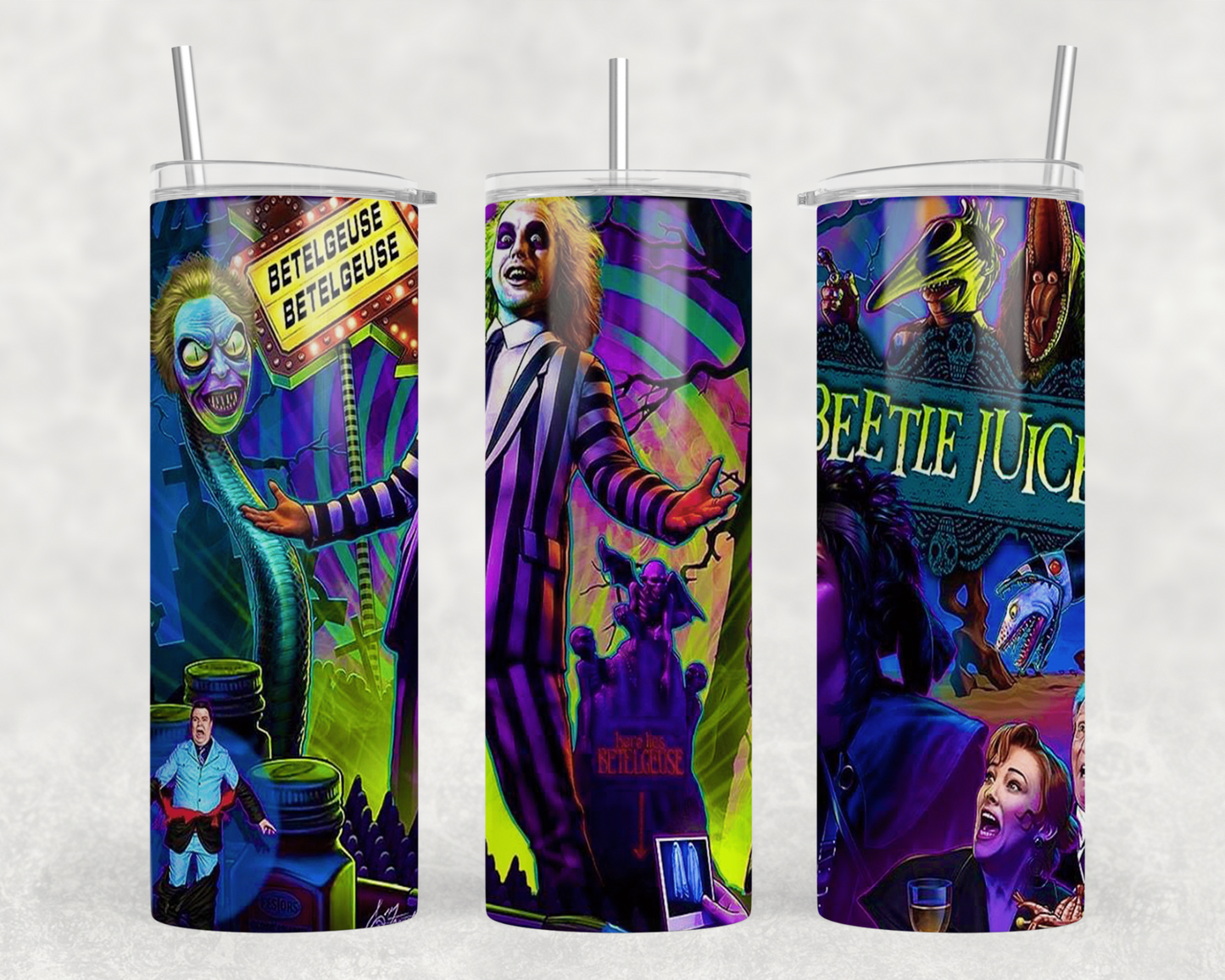 Beetle Juice Tumbler Wrap