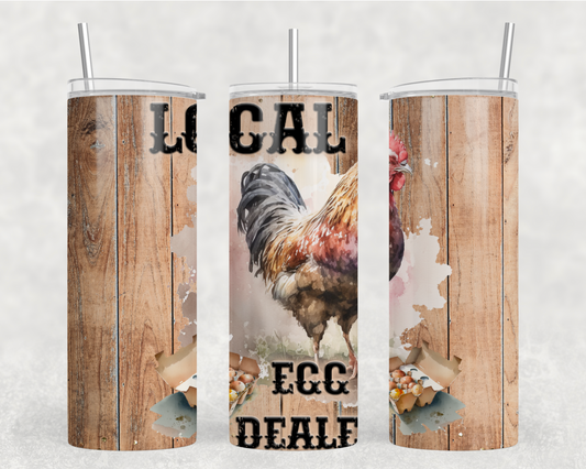 Local Egg Dealer Tumbler Wrap